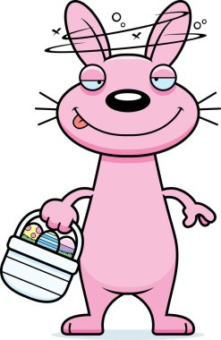 Sarhoş karikatür Paskalya tavşanı