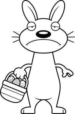 Üzgün çizgi film Paskalya tavşanı