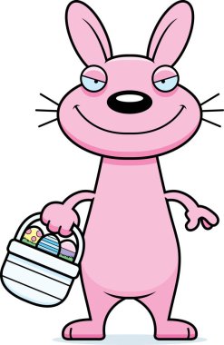 Kurnaz karikatür Paskalya tavşanı