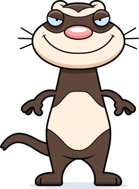 Kurnaz karikatür yaban gelinciği