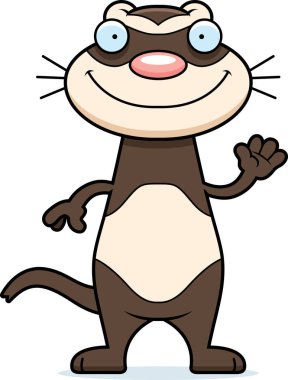 Çizgi film gelincik sallayarak