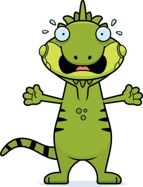 Korkmuş karikatür Iguana