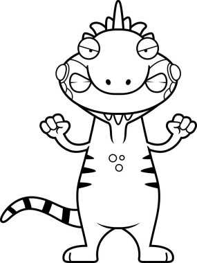 Kızgın çizgi film Iguana