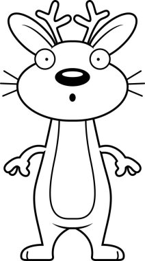 Sürpriz karikatür Jackalope