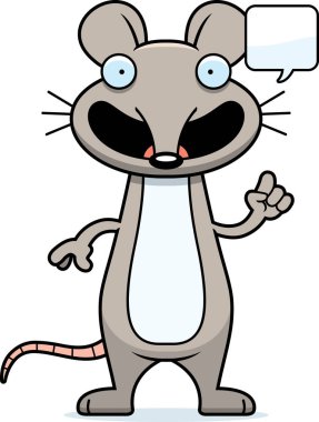 Konuşuyor karikatür fare