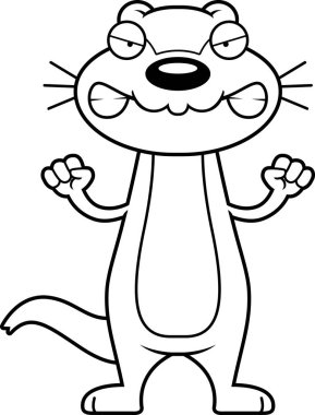 Kızgın çizgi film Otter