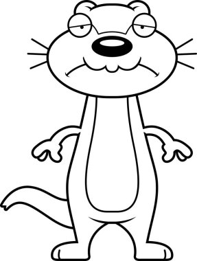 Üzgün çizgi film Otter