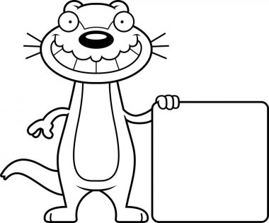 Çizgi film Otter işareti