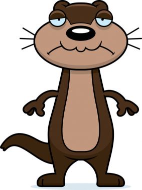 Üzgün çizgi film Otter