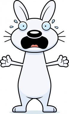 Korkmuş karikatür tavşan