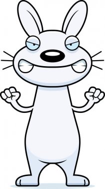 kızgın karikatür tavşan