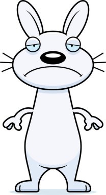 Üzgün çizgi film tavşan