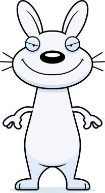 Kurnaz karikatür tavşan