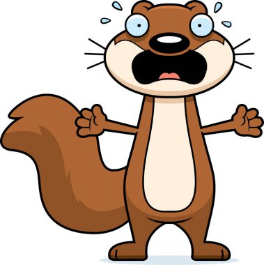 Korkmuş karikatür sincap