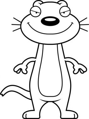 Kurnaz karikatür gelincik