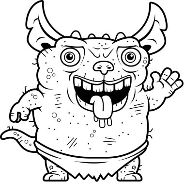 Çirkin Gremlin sallayarak