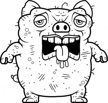 Yorgun çirkin domuz