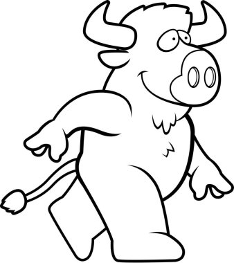 Çizgi film Buffalo yürüyüş