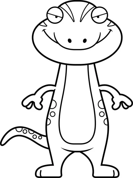 Dibujos animados Sly Gecko — Archivo Imágenes Vectoriales