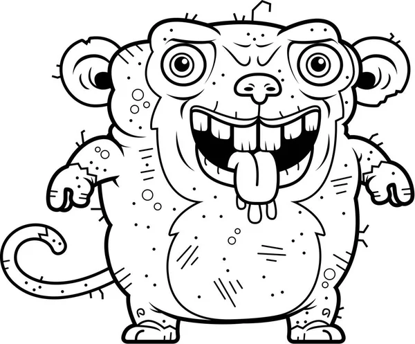 Macaco Feio Acenando imagem vetorial de cthoman© 134020026