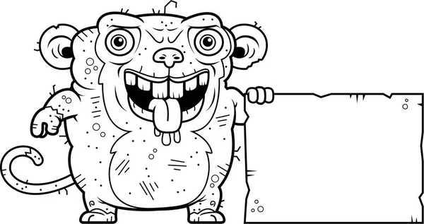 Macaco Feio Acenando imagem vetorial de cthoman© 134020026
