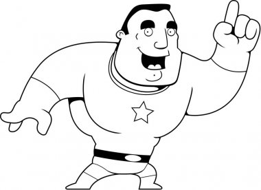 Çizgi film süper kahraman fikir