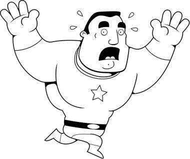 Çizgi film süper kahraman korkuttu