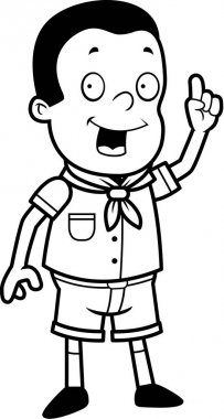 Çizgi film Scout fikir