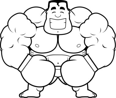 Çizgi film boksör esneme