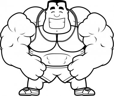 Karikatür kişisel antrenör