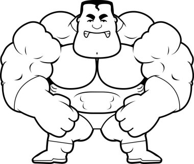 Kızgın çizgi film süper kahraman