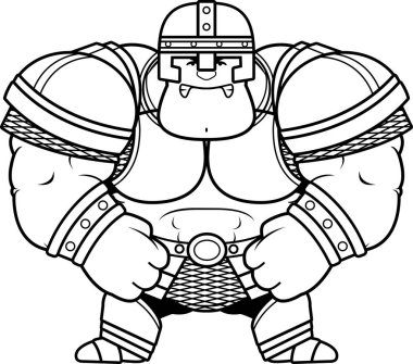 Kızgın çizgi film savaşçı