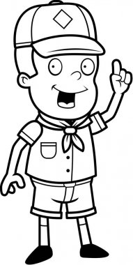 Çizgi film Scout fikir