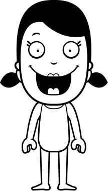 Çizgi film kız mayo