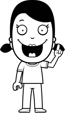 Çizgi film kız fikir