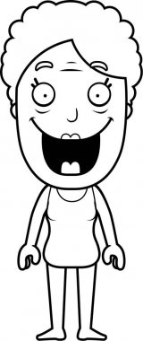 Çizgi film kadın mayo