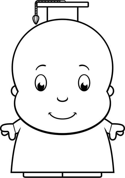 Desenhos animados Baby Genius — Vetor de Stock