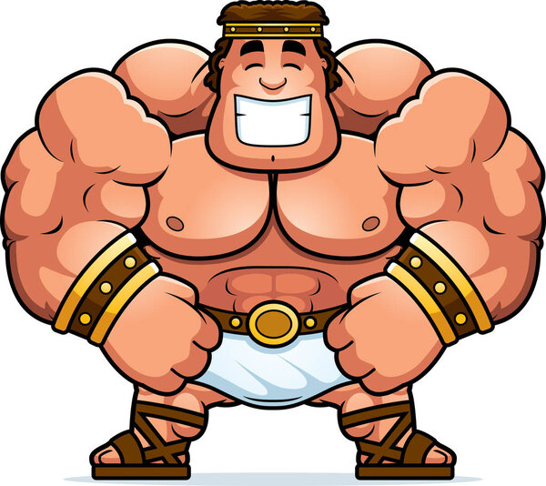 Smiling Cartoon Hercules