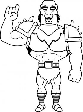 Konuşuyor karikatür ork