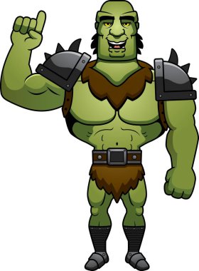 Konuşuyor karikatür ork
