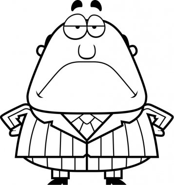 rajzfilm rosszkedvű boss