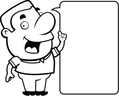 konuşan adam çizgi film