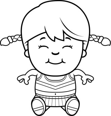 Çizgi film amigo oturma