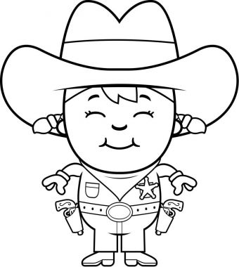 Çizgi film çocuk Şerif