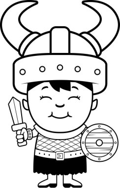 Çizgi film Orc çocuk kılıç