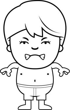 Kızgın çocuk mayo