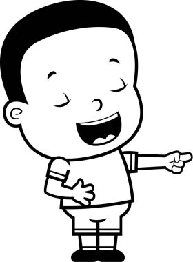 çizgi film çocuk gülüyor