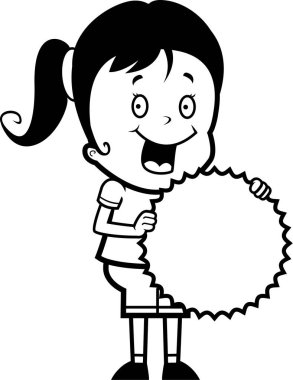 Kız patlama işareti