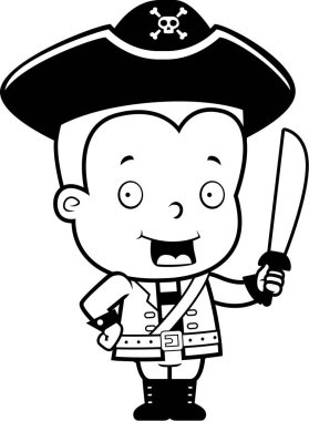 Çizgi film korsan çocuk