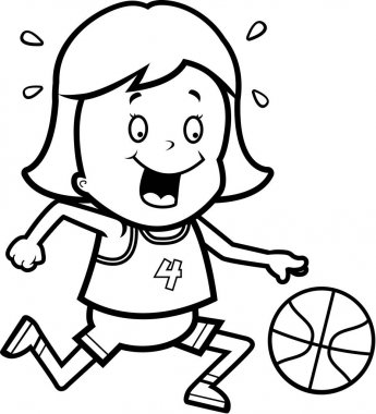 Basketbol oynayan çocuk